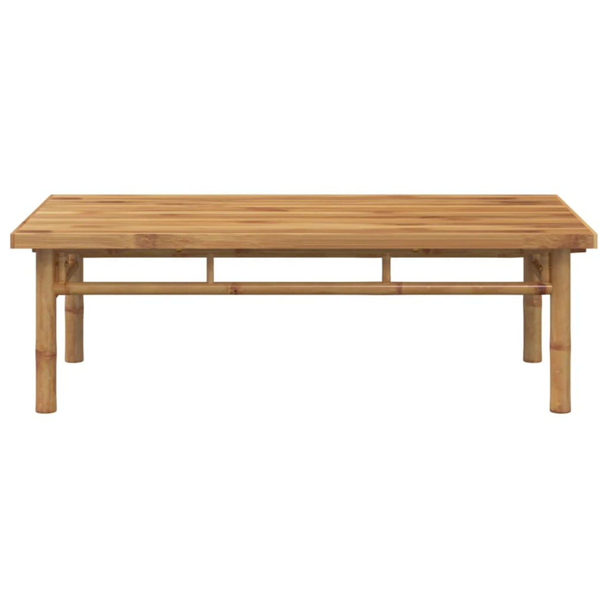vidaXL Stolik kawowy, 110x55x35 cm, bambusowy