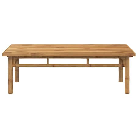 vidaXL Stolik kawowy, 110x55x35 cm, bambusowy