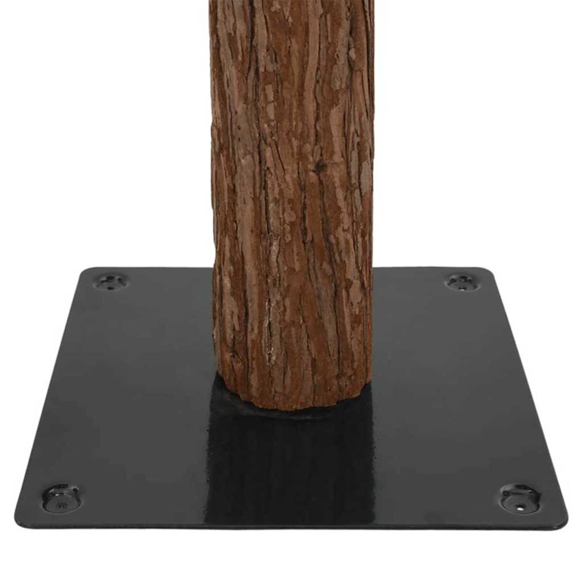 vidaXL Szczupła Choinka z 300 diodami LED Zielony i Biały 210 cm