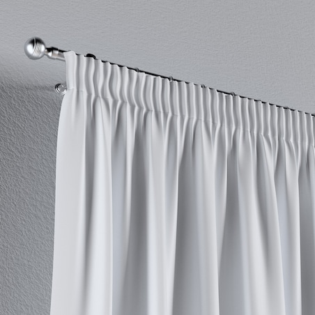 Zasłona na taśmie marszczącej 1 szt. 130x245 biały z połyskiem