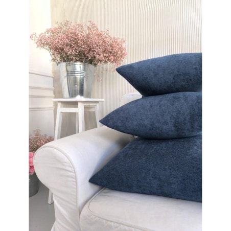 Granatowa poduszka dekoracyjna 50x50 Heaven