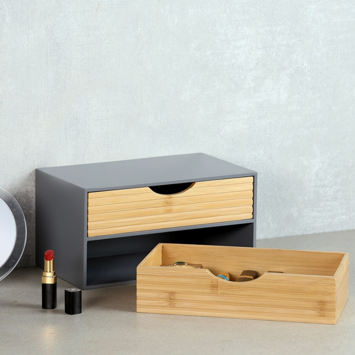 Organizer na biurko KESPER, 2 szuflady, 27 x 16 x 14 cm