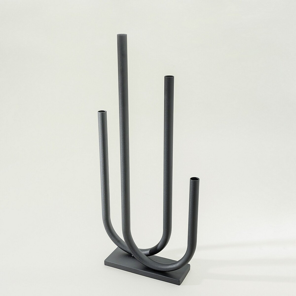 Świecznik metalowy Sculptura 30x9x69 cm, 30x9x69 cm