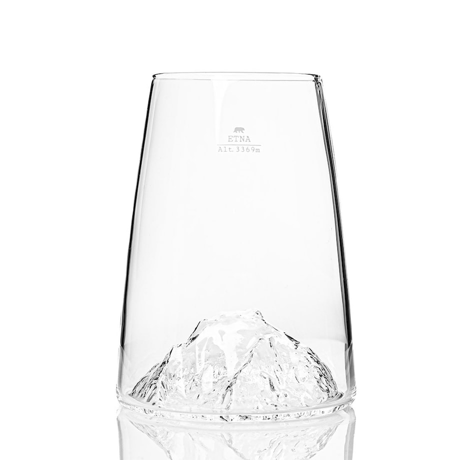 Szklanka Long Drink - Topographic - Etna