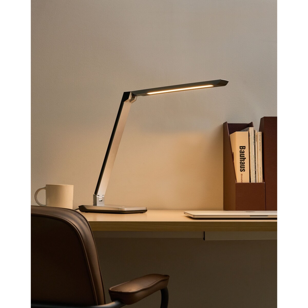 Lampa biurkowa LED PICTOR Ze ściemniaczem Srebrny