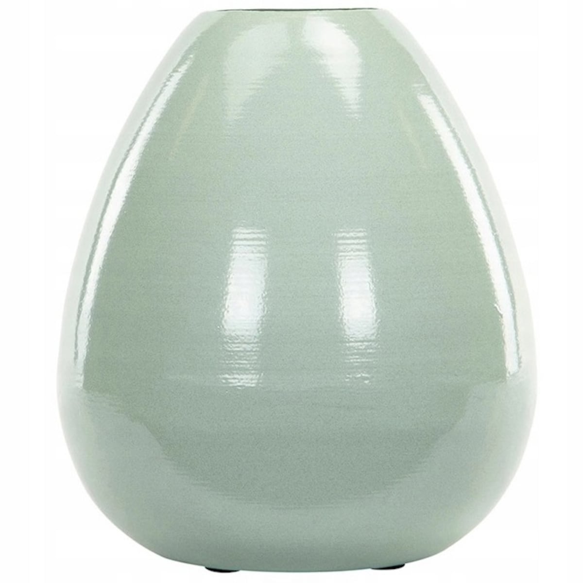 WAZON TURKUSOWY 20cm WYSOKI NA KWIATY BUKIET TULIPANY DO SALONU DOMU LOFT