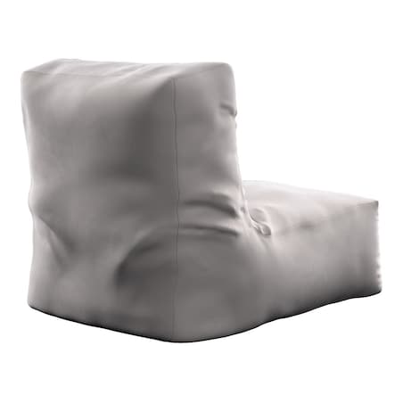 Pufa - fotel, gołębi szary, 67 x 31 x 75 cm, Velvet