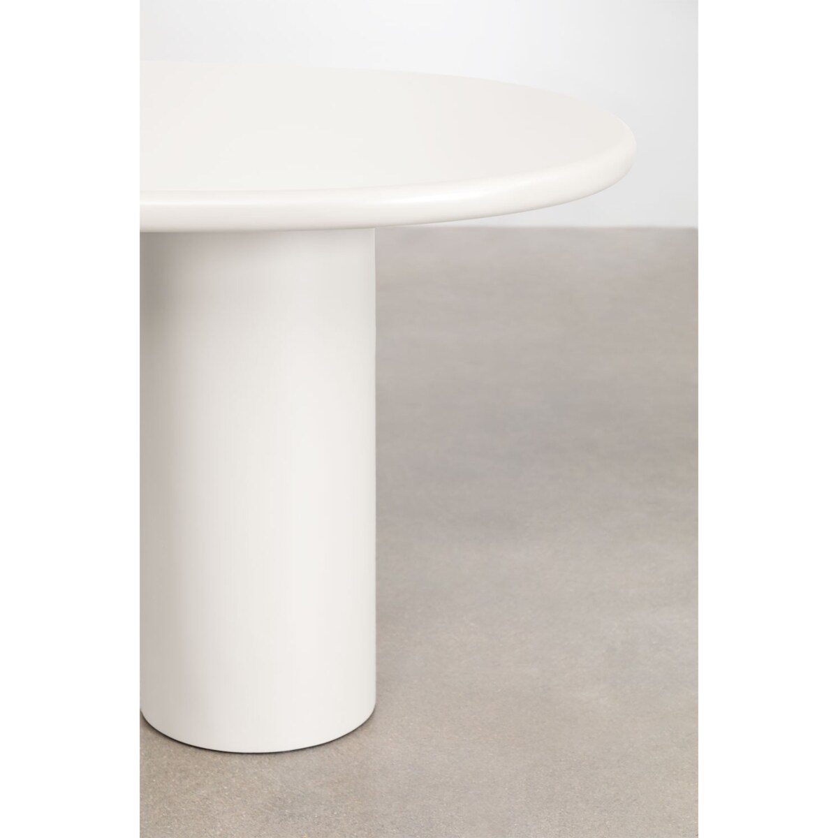 Owalny stół do jadalni biały 115x220 cm Billie