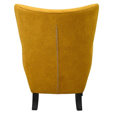 Fotel nowoczesny Tristan - żółty - 77cm x 103cm x 85cm