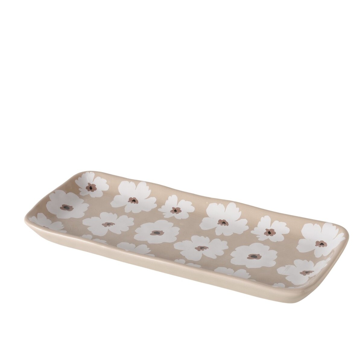 Patery ceramiczne w kwiaty, 13 - 15 cm, CANEA