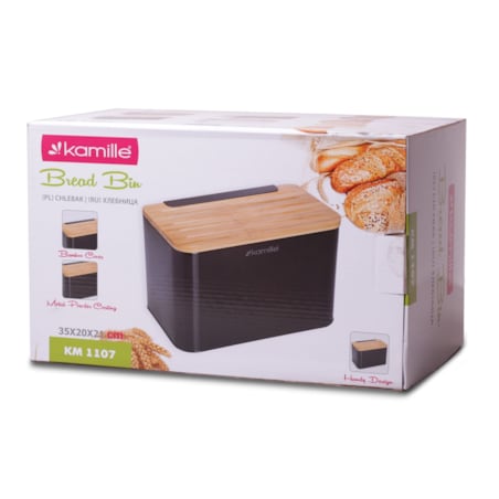 Chlebak pojemnik na chleb pieczywo z deską KAMILLE