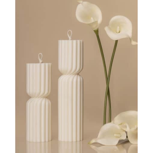 Zestaw świec Candy z wosku sojowego – stylowy komplet dekoracyjny handmade