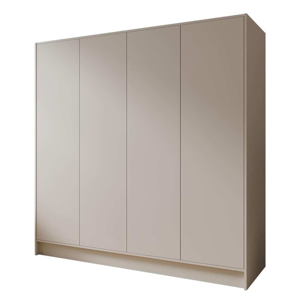 Szafa gładka 200 ALA bez lustra i bez uchwytów, kaszmirowa