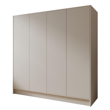 Szafa gładka 200 ALA bez lustra i bez uchwytów, kaszmirowa