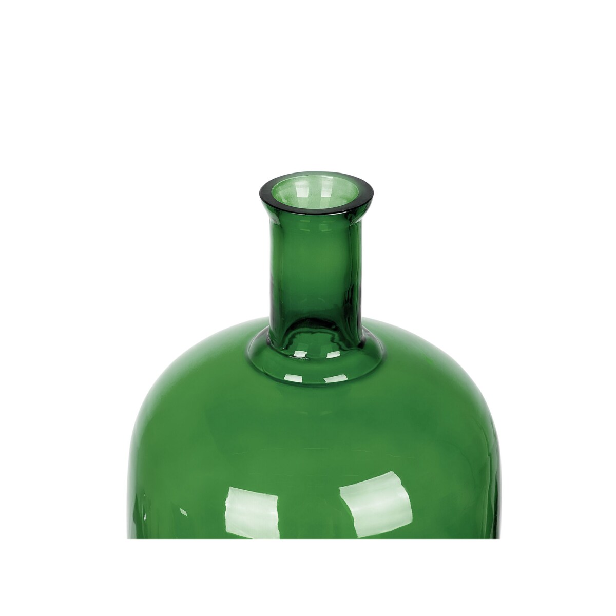 Wazon na kwiaty szklany 45 cm zielony KORMA