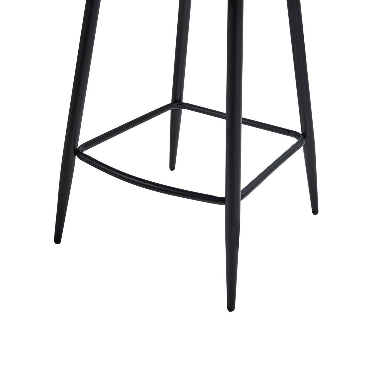 Zestaw 2 krzeseł barowych AMITY Jasnobeżowy