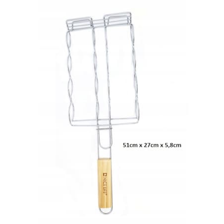 Ruszt do grillowania kiełbasek 5,8 x 27 stal nierdzewna