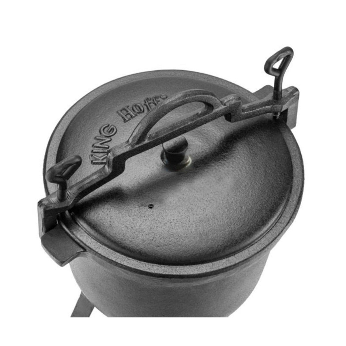 Kociołek żeliwny myśliwski 11L emaliowany na ognisko KINGHOFF