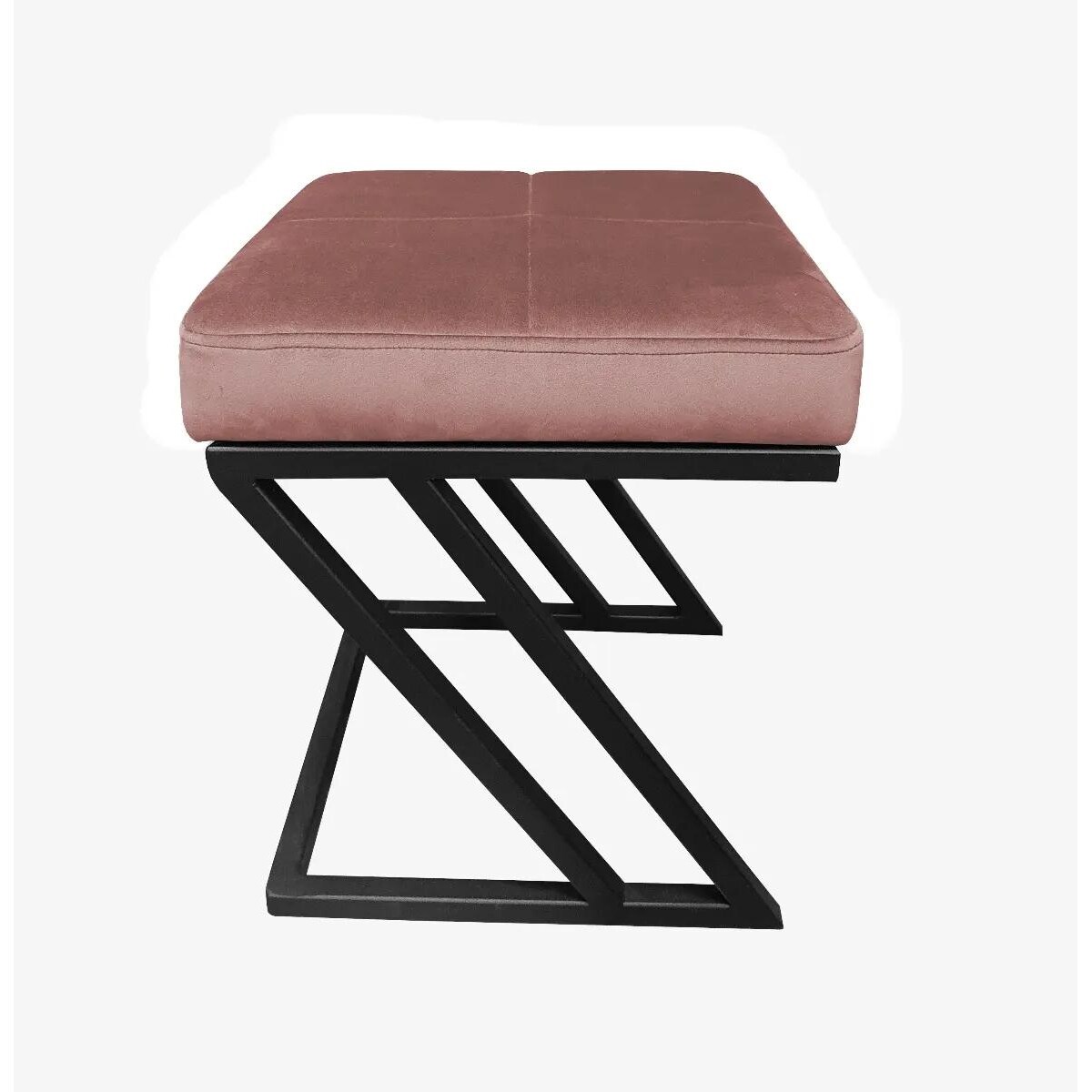 Pufa ZAZU MG VELVET różowa