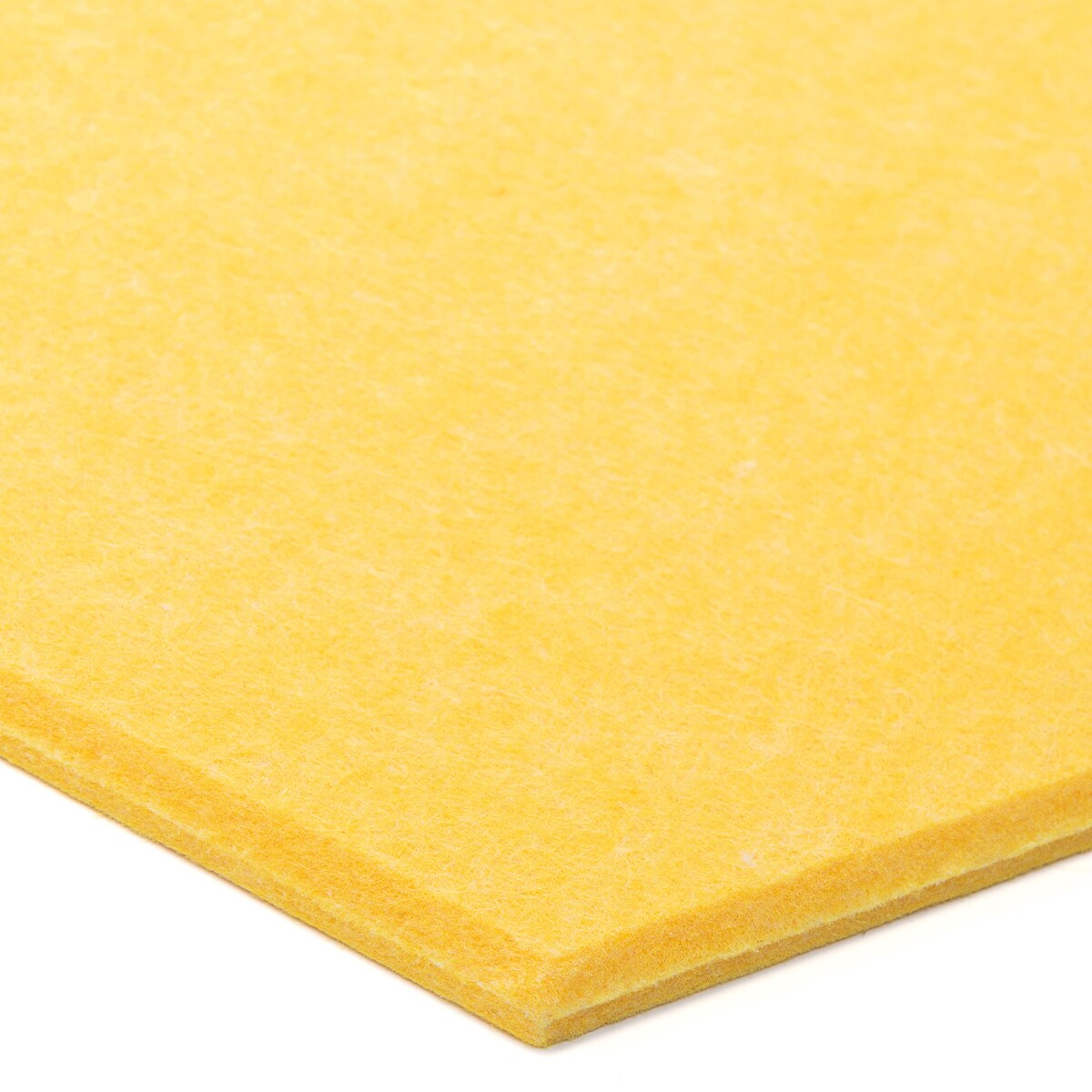 Zestaw 2 szt panel filcowy Felly 40x46 cm płytka heksagon gładki żółty