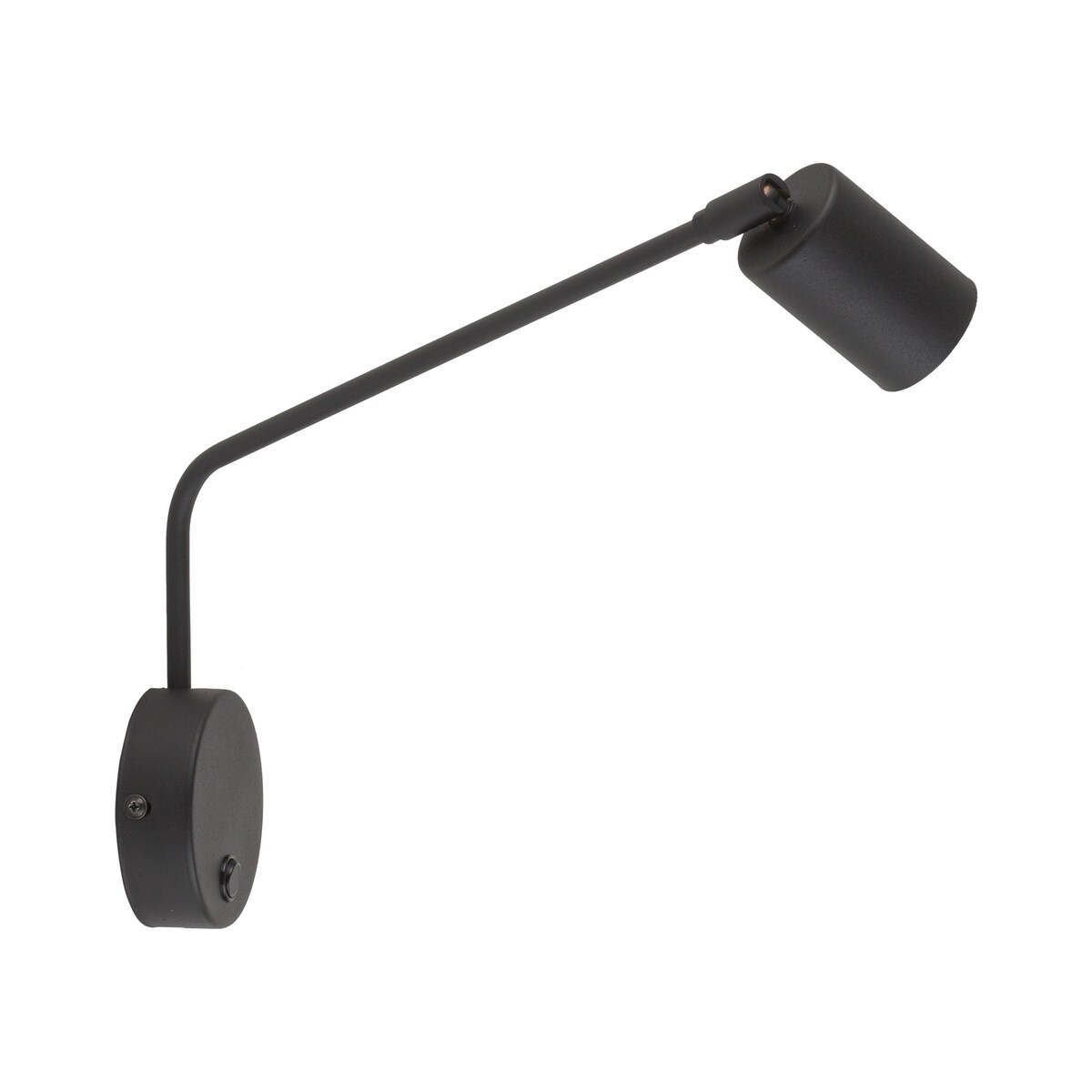 Kinkiet na wysięgniku z włącznikiem TK Lighting NEX BLACK 11361, czarny, GU10, regulowany loftowy LED