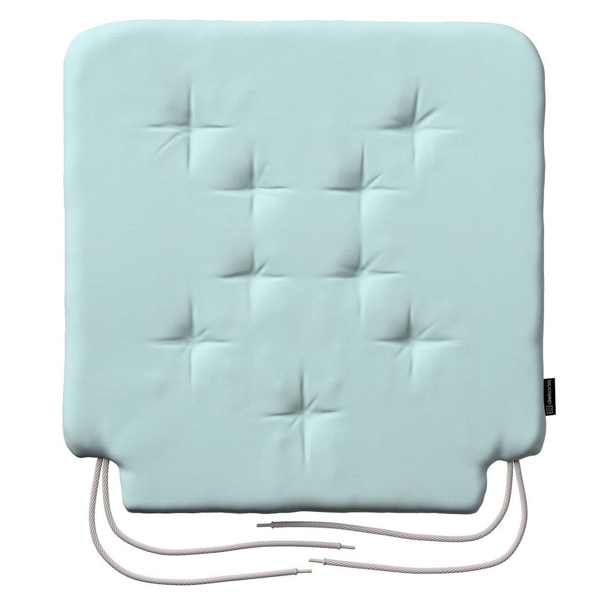 Poduszka na krzesło Olek, pastelowy błękit, 42 x 41 x 3,5 cm, Cotton Panama