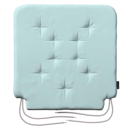 Poduszka na krzesło Olek, pastelowy błękit, 42 x 41 x 3,5 cm, Cotton Panama