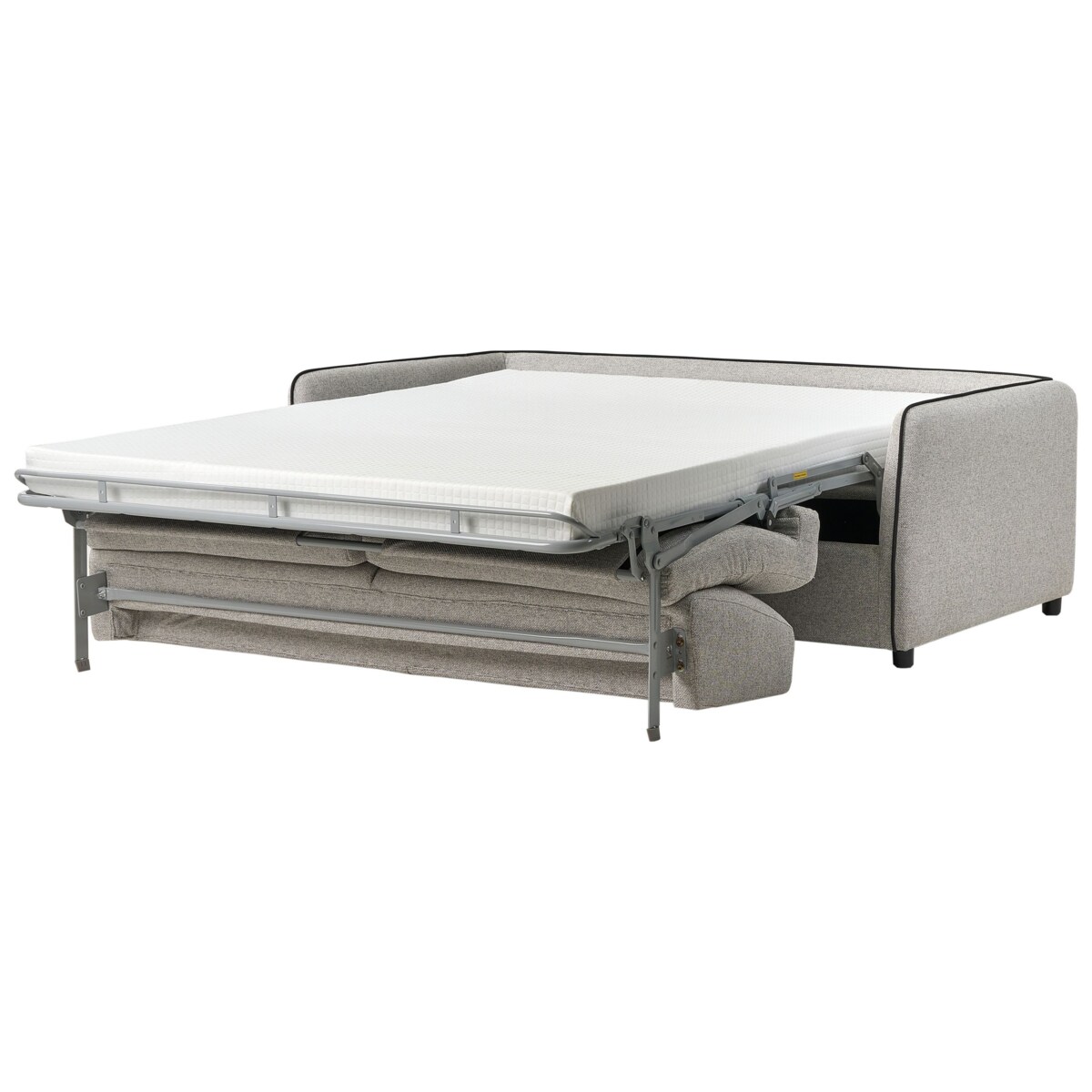 Sofa rozkładana ISHOJ Jasnoszary Tkanina