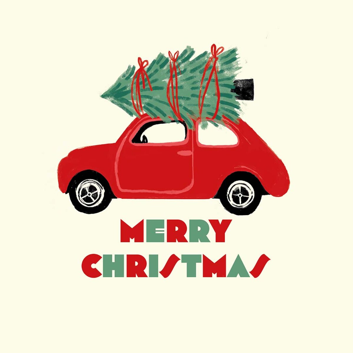 Serwetki świąteczne - Merry Christmas (2 szt.)