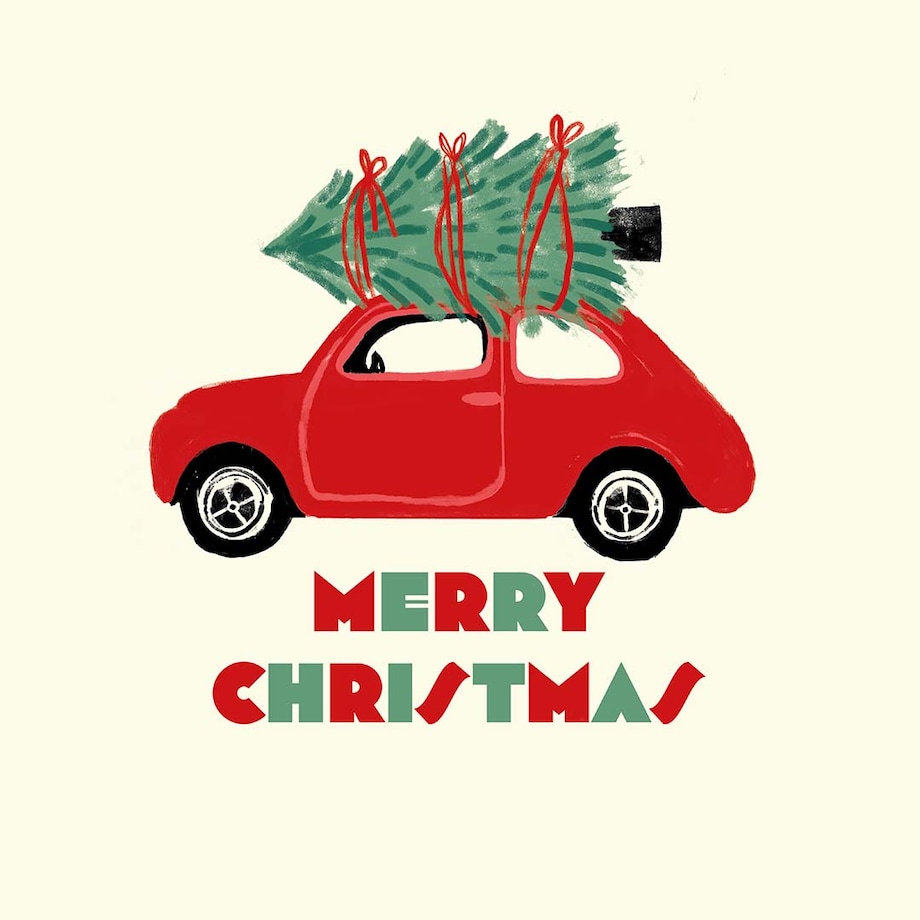 Serwetki świąteczne - Merry Christmas (2 szt.)