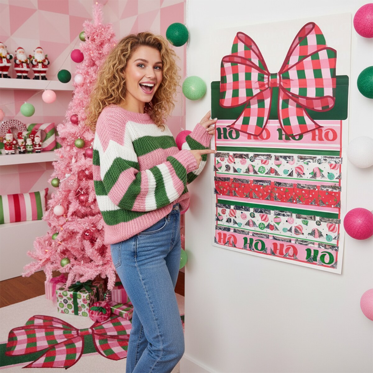 MAXI Kalendarz Adwentowy z herbatą Christmas Countdown - 24 różne saszetki z herbacianym suszem, prezent, upominek, podarunek na Mikołaja Mikołajki Święta