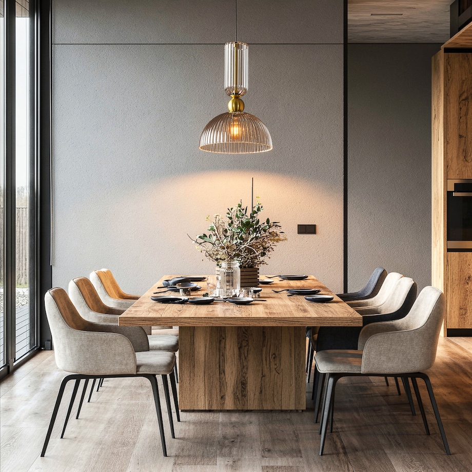 Lampa sufitowa wisząca Light Prestige Piega dymny 1 x E27 1 szt.