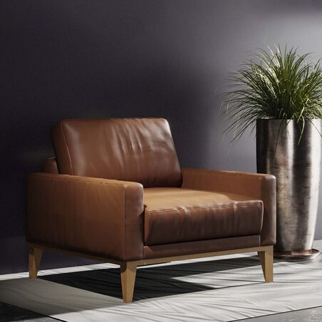 Fotel Musso brązowy