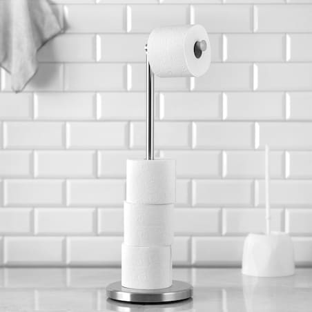 Stojak na papier toaletowy KLAUSBERG srebrny błyszczący