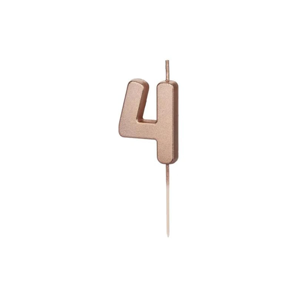 Świeczki urodzinowe gładkie, złoty, 12,5cm