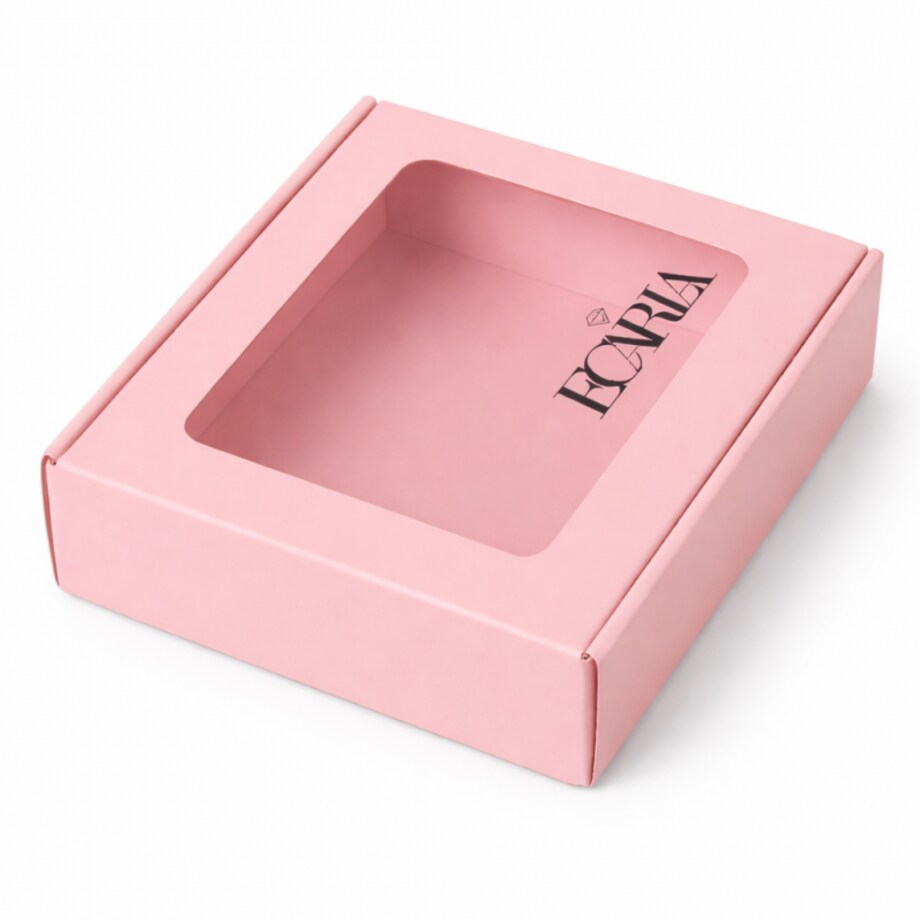 PUDEŁKO OZDOBNE prezentowe róż 20x20x10 cm PDOZ27