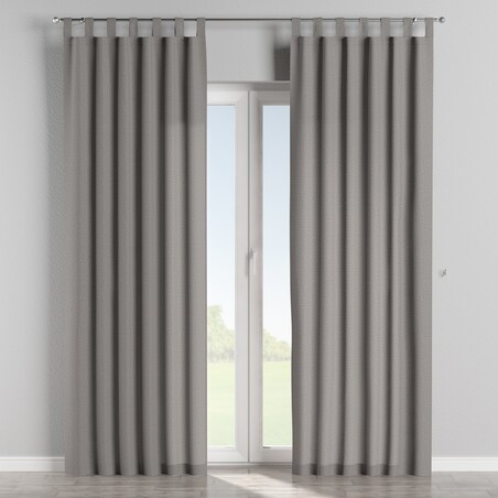 Zasłona na szelkach 1 szt. 130x245 szary