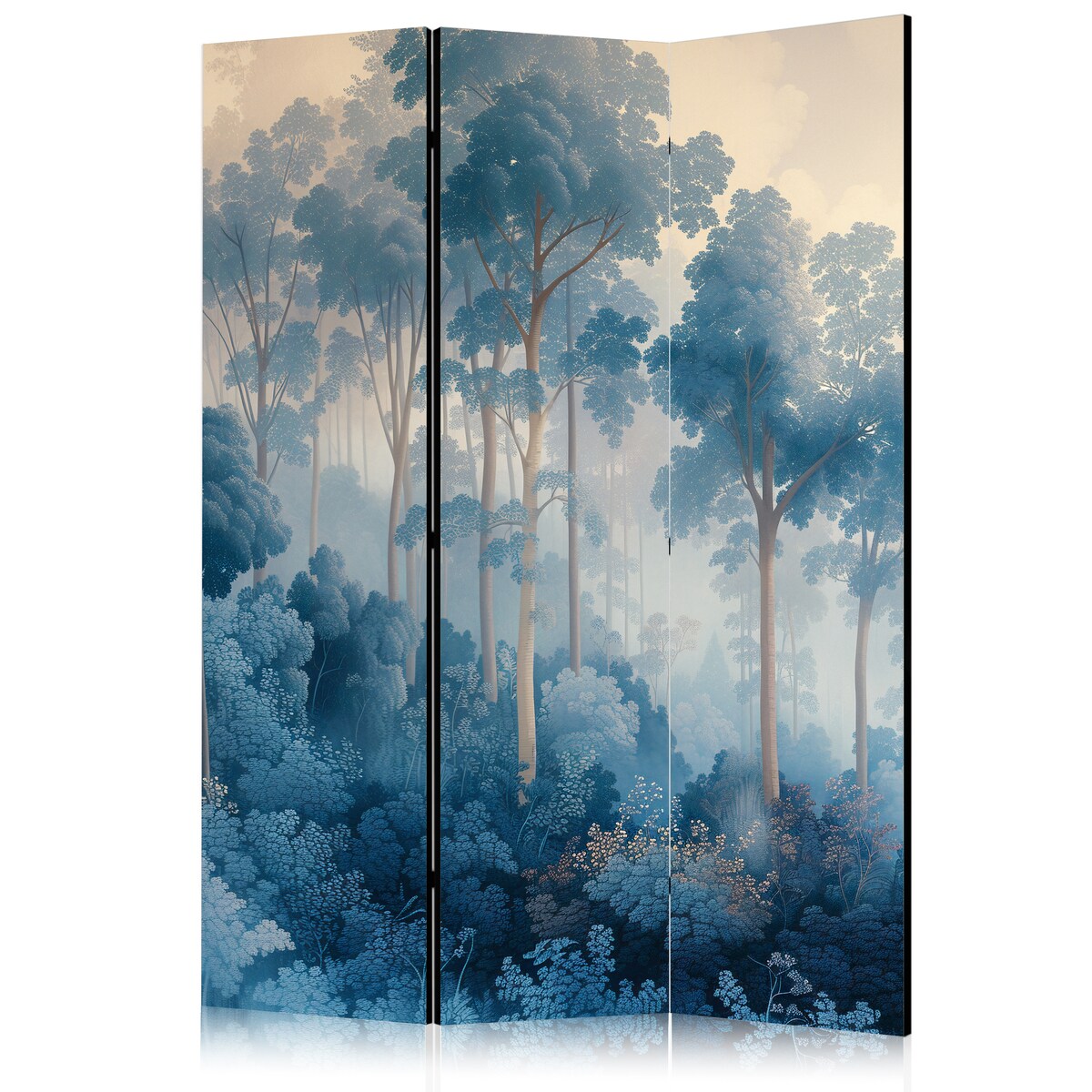 Parawan Akustyczny Bajkowy Niebieski Las 135x172cm