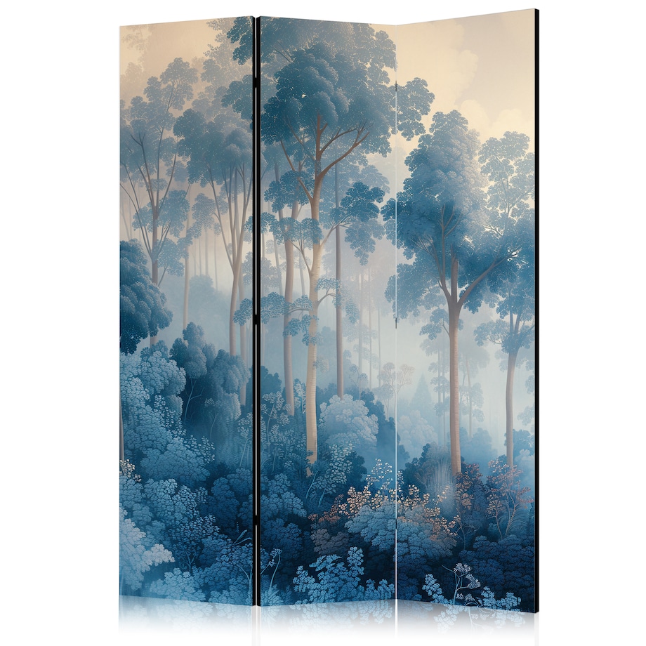 Parawan Akustyczny Bajkowy Niebieski Las 135x172cm