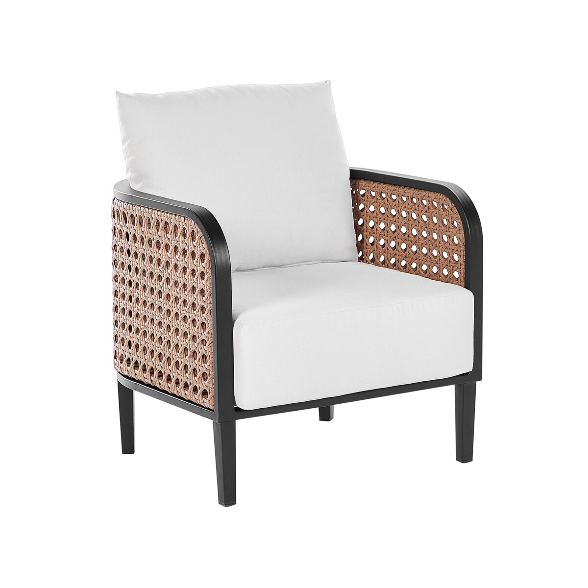 Zestaw ogrodowy 5-osobowy złamana biel MONTEFALCO