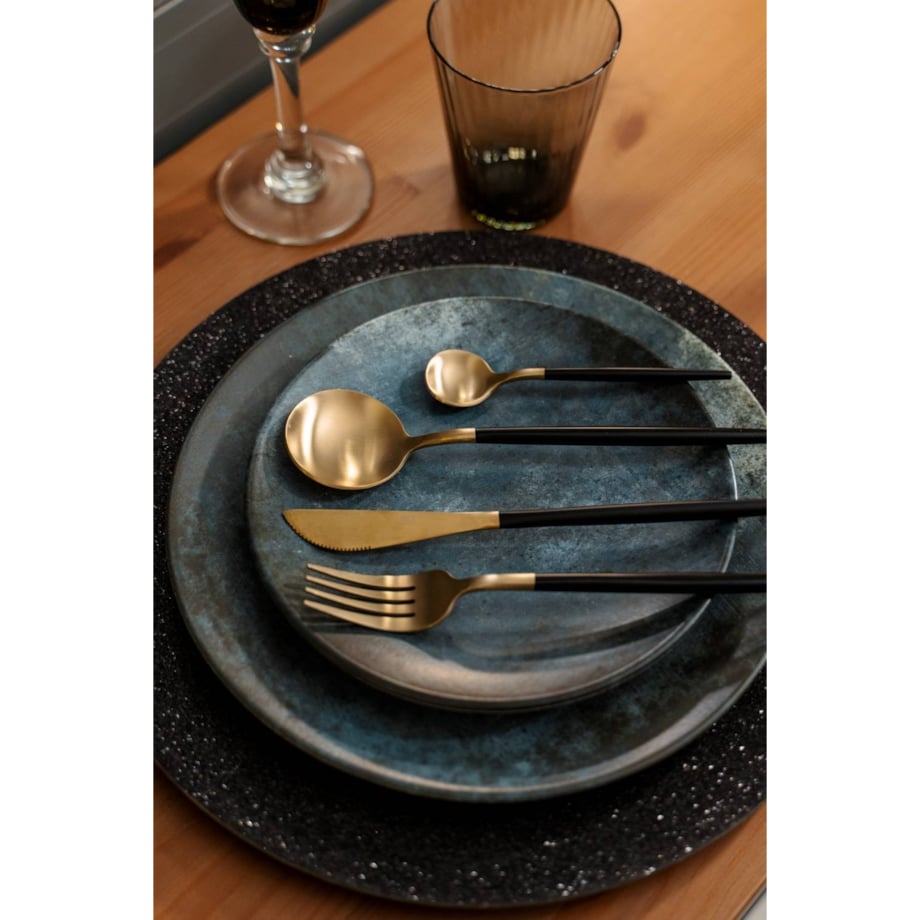 Talerz ozdobny z brokatem, Ø 33 cm