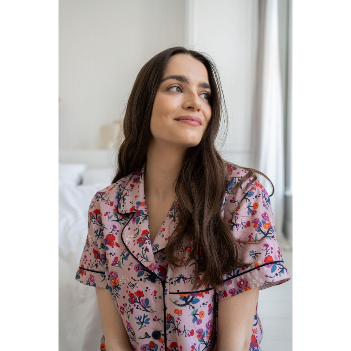 Piżama Angielski pokoik krótka M