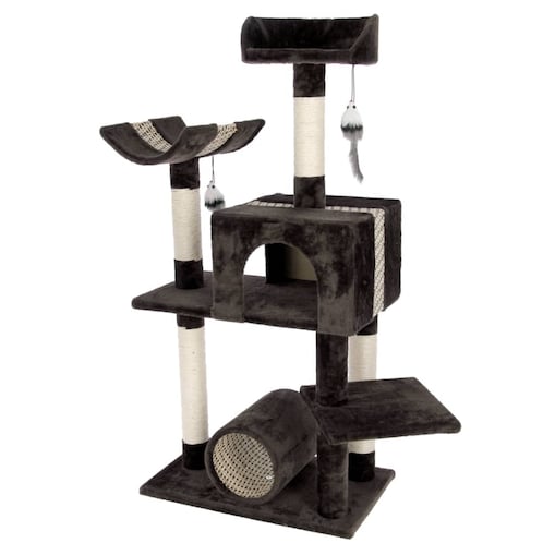 Kerbl Drzewko dla kota Safari Big, 122 cm, ciemnobrązowe
