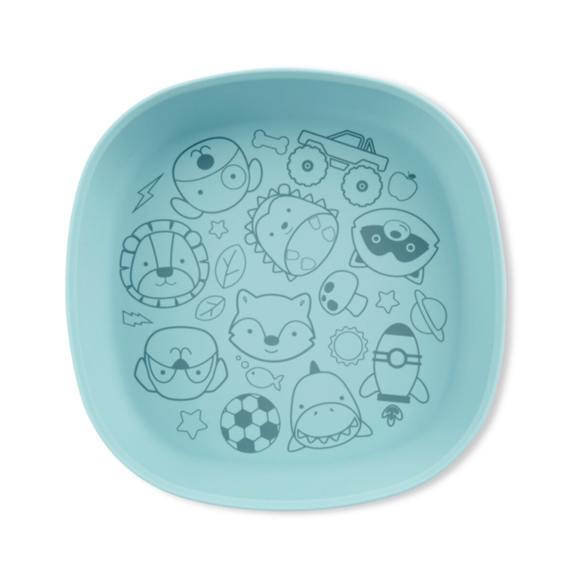 Skip Hop Talerzyk dla Dziecka Silikonowy Squad Blue