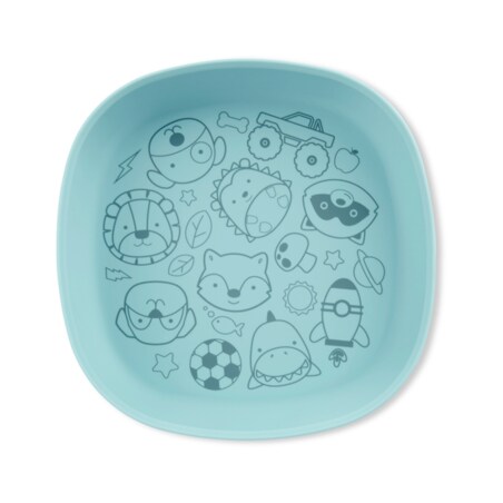 Skip Hop Talerzyk dla Dziecka Silikonowy Squad Blue
