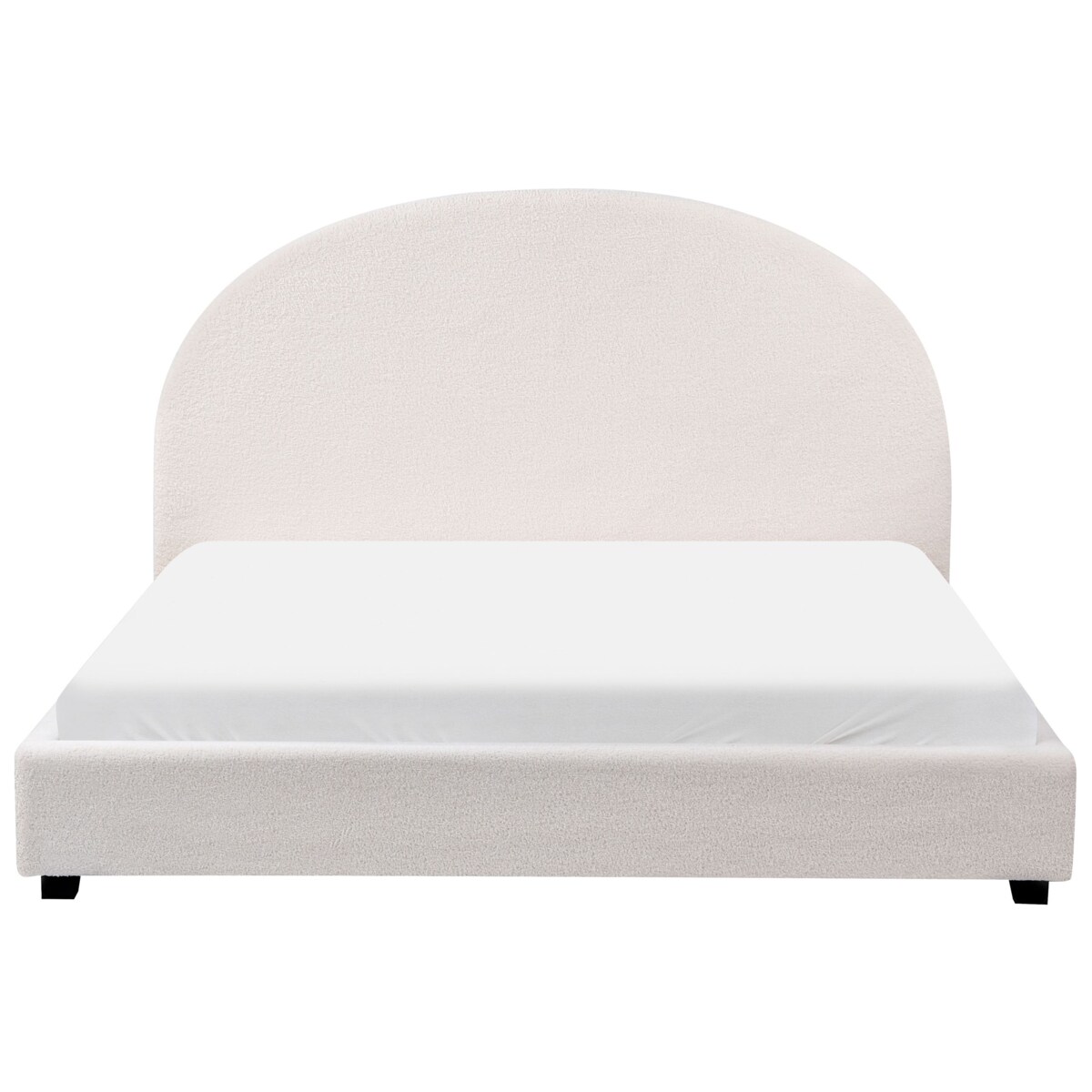 Łóżko wodne Boucle VAUCLUSE 160 x 200 cm Złamana biel