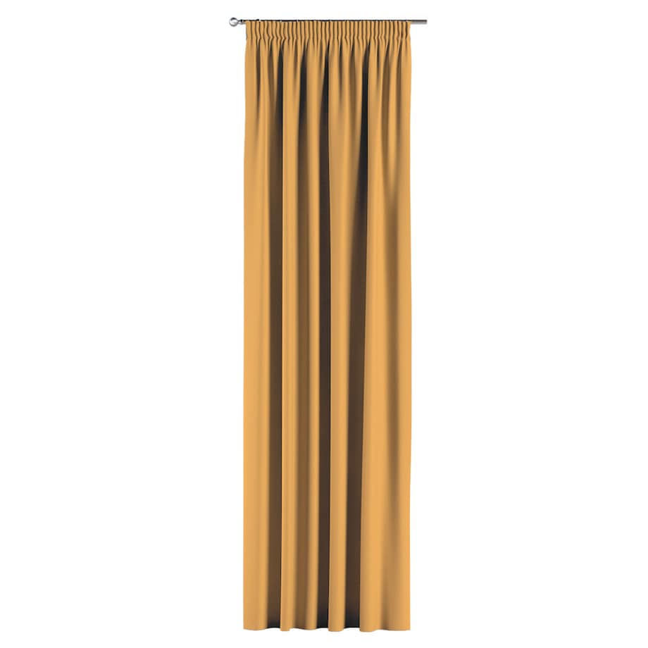 Zasłona na taśmie marszczącej 1 szt. 130x245 miodowy żółty