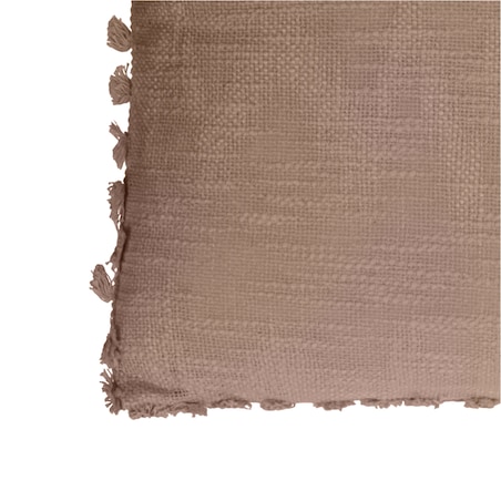 Poduszka Boho Z Frędzlami Dekoracyjna Ozdobna 45x45cm Beżowa