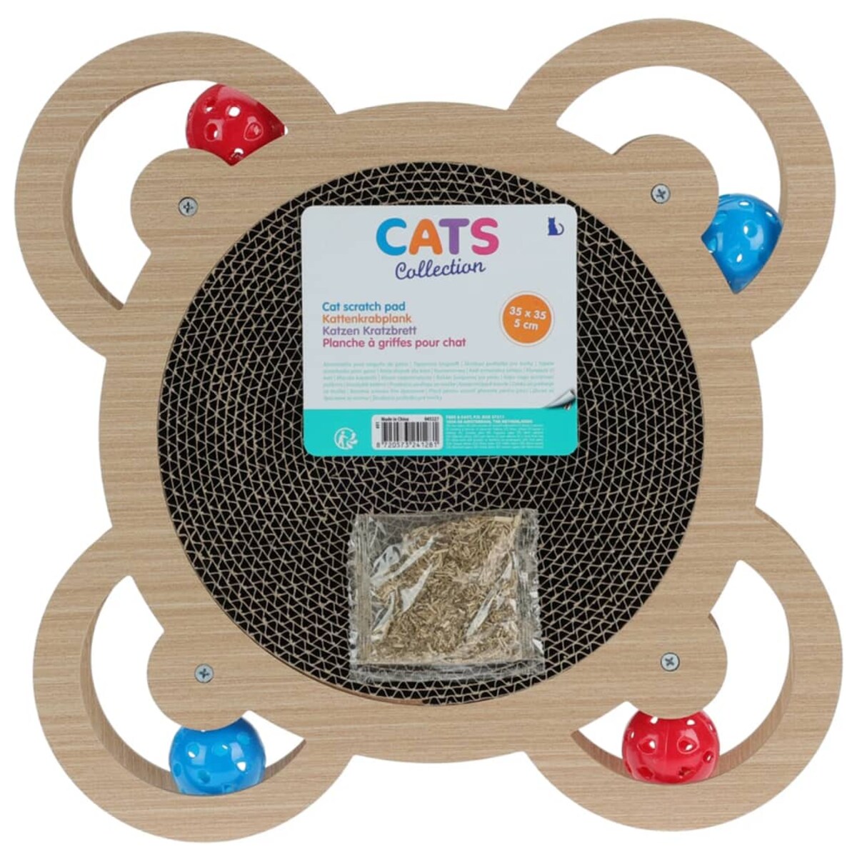 Pets Collection Drapak dla kota, naturalny, 35x35x5 cm