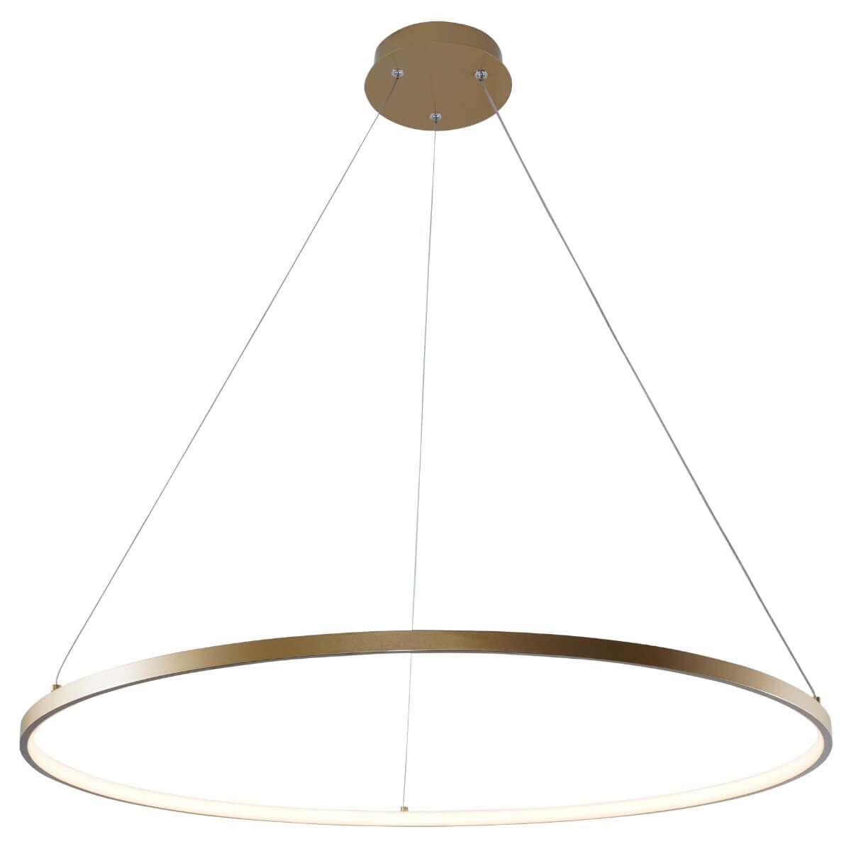 Salonowa wisząca lampa Breno 2023200-GD80 Zumaline LED 36W 3000-6000K ringi złote